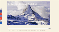 Desktop Screenshot of nichirenletters.com